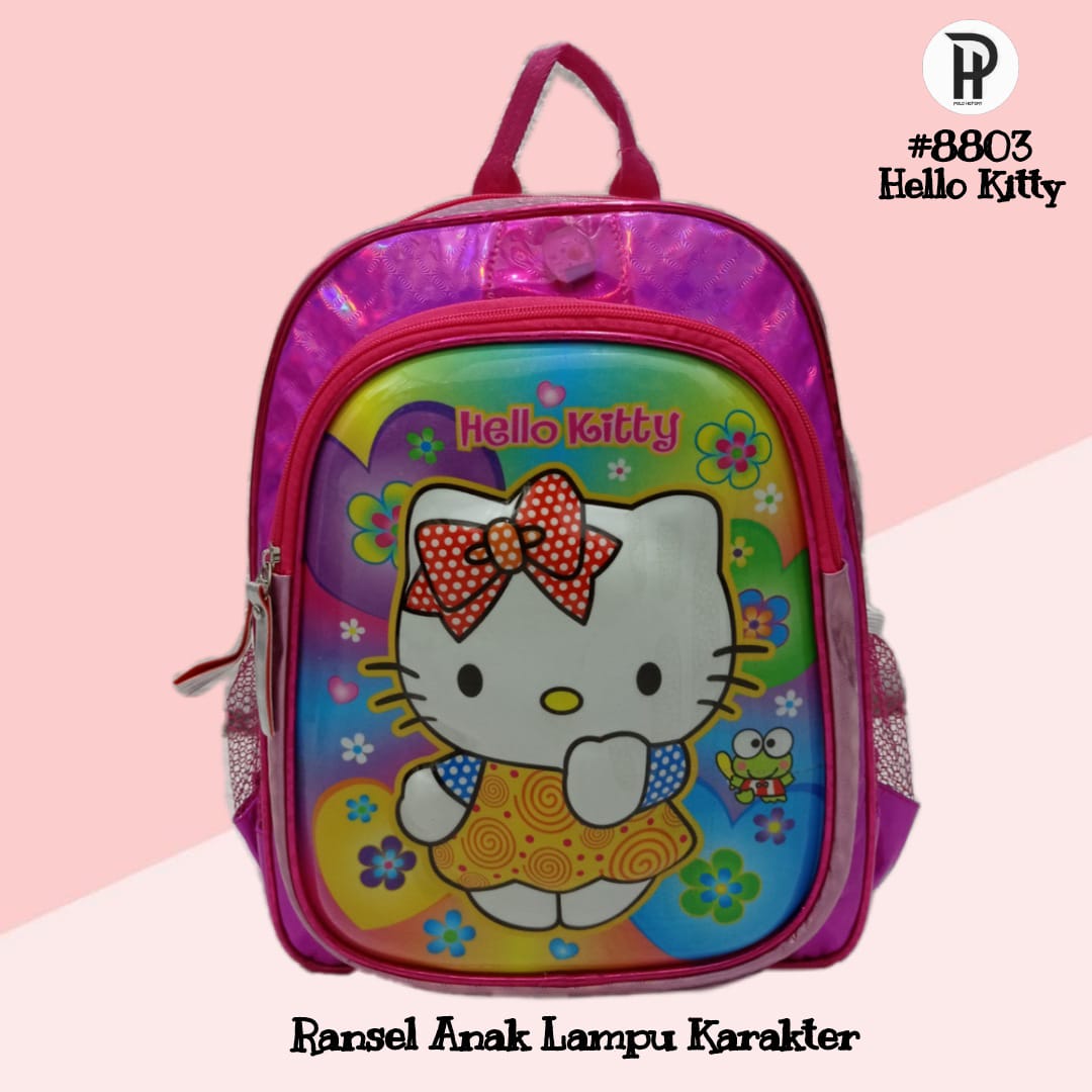 RANSEL ANAK LAMPU 8803 HELLO KITTY